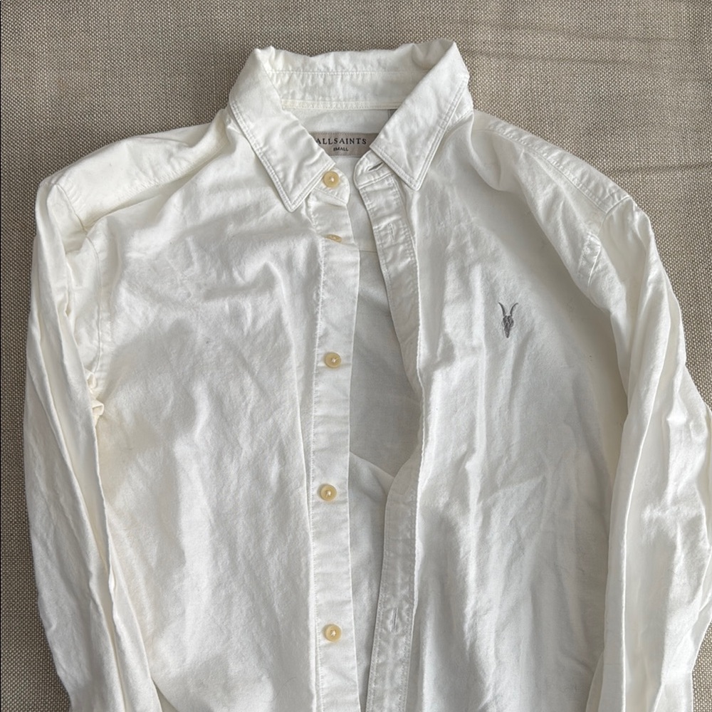 All Saints White Men's Shirt